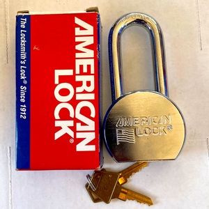 American A701KA Round Body Padlock 2-1/2"